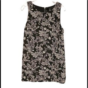 NWOT Forever 21 Black and Beige Floral Dress Size M